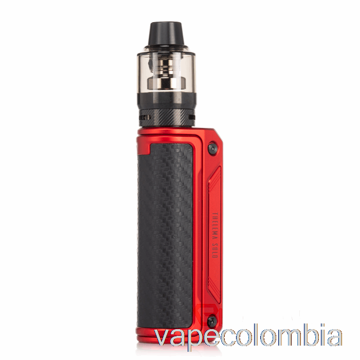 Vape Desechable Lost Vape Thelema Solo 100w Kit De Inicio Rojo Mate/fibra De Carbono